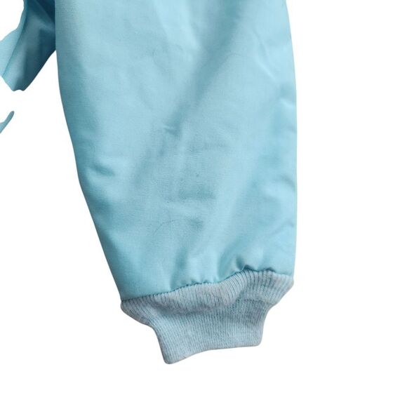Vintage Weather Tamer Snow Bibs Size 18 Months Blue Quilt Lined One Piece - Picture 5 of 11